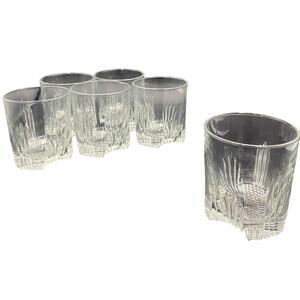 Set 6 Bormioli Rocco Old Fashioned Whiskey Glasses 8 oz Selecta Italy low ball